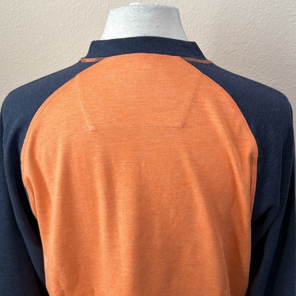 Cloudveil LONG SLEEVE RAGLAN - Senna Heather/Navy Heather - Picture 4 of 11